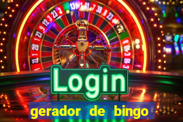 gerador de bingo de palavras